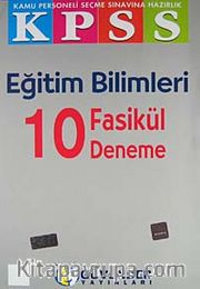 KPSS Eğitim Bilimleri 10 Fasikül Deneme
