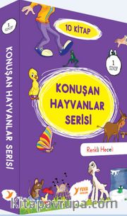 Konuşan Hayvanlar Serisi Renkli Heceli (10 Kitap) (1. Sınıf)