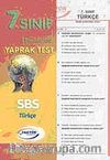 7. Sınıf Türkçe Yaprak Test