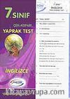 7. Sınıf İngilizce Yaprak Test