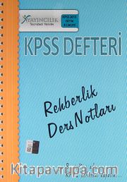 2013 Eğitim Bilimleri KPSS Rehberlik Ders Notları