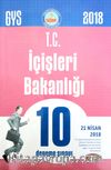 GYS İçişleri Bakanlığı Merkez ve Taşra Teşkilatı Görevde Yükselme 10 Deneme Sınavı 