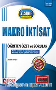 AÖF 2. Sınıf Bahar Dönemi Makro İktisat Öğreten Özet ve Sorular (Kod:124-MİK)