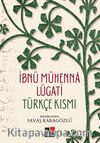 İbnü Mühenna Lügati Türkçe Kısmı  