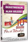 Öğretmenlik Alan Bilgisi Çözümlü 10 Deneme Fen ve Teknoloji