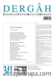 Dergah Edebiyat Sanat Kültür Dergisi Sayı:341 Temmuz 2018