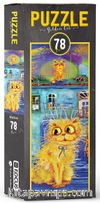 Puzzle / Golden Cat (78 Parça)