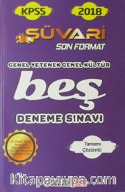 2018 Süvari Son Format KPSS Genel Yetenek Genel Kültür Çözümlü 5 Deneme Sınavı 