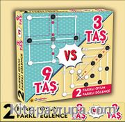 3 Taş <br /> 9 Taş / 2 Oyun Birarada (3+ yaş)