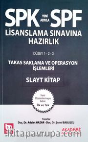 SPF Lisanslama Sınavına Hazırlık Takas Saklama Ve Operasyon İşlemleri Slayt Kitap 