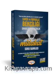 Çarşı ve Mahalle Bekçiliği Sınavlarına Hazırlık Mülakat Soru Bankası