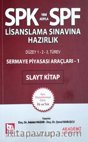 SPF Lisanslama Sınavına Hazırlık Sermaye Piyasası Araçları-1 Slayt Kitap