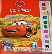 Arabalar Boyama Kitabı 1-2-3 Başla (Sulu Boya Hediyeli)