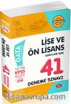 KPSS Lise Ön Lisans Adayları İçin  41 Deneme Sınavı