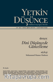 Yetkin Düşünce Temmuz-Ağustos-Eylül Sayı:3 2018