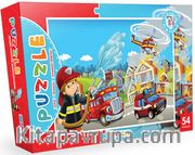 Puzzle İtfaiye (BF079) (54 Parça)