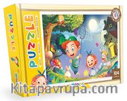Puzzle Kelebek Avı (BF083) (104 Parça)