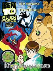 Ben 10 Alien Force Dev Boyama ve Oyun Kitabı