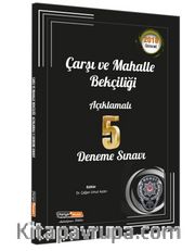 Çarşı ve Mahalle Bekçiliği Sınavlarına Hazırlık Açıklamalı 5 Deneme Sınavı 