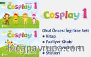 Cosplay 1 Okul Öncesi İngilizce Eğitim Seti (Kitap +Faaliyet Kitabı +Stickers +Interactive software) 