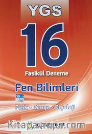 YGS 16 Fasikül Deneme Fen Bilimleri Fizik-Kimya-Biyoloji