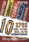 2013 KPSS Genel Yetenek-Genel Kültür 10 Çözümlü Deneme