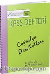2013 KPSS Defteri  Genel Kültür Coğrafya Ders Notları
