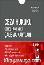 Ceza Hukuku Genel Hükümler Çalışma Kartları (Cep Boy)