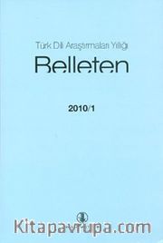 Türk Dili Araştırmaları Yıllığı Belleten 2010 / 1
