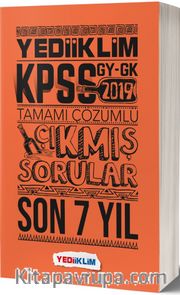 2019 KPSS Genel Yetenek Genel Kültür Tamamı Çözümlü Çıkmış Sorular Son 7 Yıl