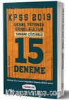 2019 KPSS Genel Yetenek Genel Kültür Tamamı Çözümlü 15 Fasikül Deneme