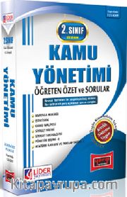 AÖF 2. Sınıf Güz Dönemi 3. Yarıyıl Kamu Yönetimi Öğreten Özet ve Sorular (Kod:AF-123-KMY)
