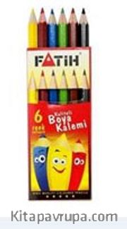 Fatih 6 Renk Yarım Boy Kuruboya(33006)