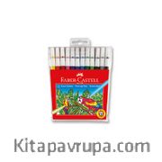 Faber-Castell  Keçeli Kalem 12 Renk Yıkanabilir (155130)