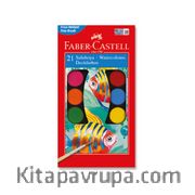 Faber-Castell Büyük Hazneli Suluboya 12 Renk (5292 125012)