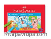 Faber-Castell Karton Kutu Pastel Boya 18 Renk (5282 125318)