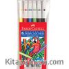 Faber-Castell Keçeli Boya Kalemi 6'lı Poşet (5062155106)
