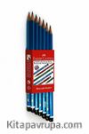 Faber-Castell Köşeli Mercanlı Kurşunkalem 12'Li (mavi)