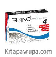 Piano Ataş At-0003 No4 Nikel (36'lı Paket)