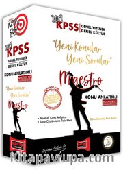 2019 KPSS Genel Yetenek Genel Kültür Maestro Konu Anlatımlı Modüler Set (5 Kitap)