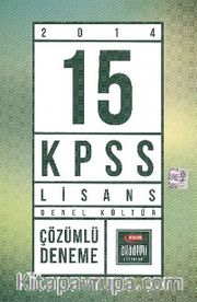 2014 KPSS Genel Kültür Lisans 15 Çözümlü Deneme