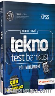 2019 KPSS Eğitim Bilimleri Konu Sıralı Tekno Test Bankası