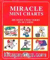 Miracle Mini Charts / 400 Most Used Verbs In 20 Cards