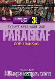 TYT AYT KPSS ALES DGS Paragraf Muhteşem Üçlü 3. Kitap Tamamı Video Çözümlü Soru Bankası