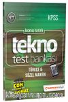 2019 KPSS Konu Sıralı Tekno Türkçe Sözel Mantık Test Bankası Dijital Çözümlü 