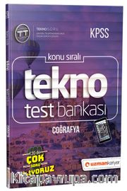 2019 KPSS Konu Sıralı Tekno Coğrafya Test Bankası Dijital Çözümlü
