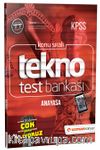 2019 KPSS Konu Sıralı Tekno Anayasa Test Bankası Dijital Çözümlü 