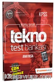 2019 KPSS Konu Sıralı Tekno Anayasa Test Bankası Dijital Çözümlü 