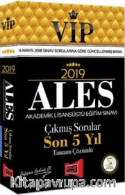 2019 ALES VİP Tamamı Çözümlü Son 5 Yıl Çıkmış Sorular