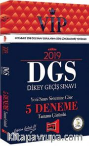 2019 DGS VİP Yeni Sınav Sistemine Göre Tamamı Çözümlü 5 Deneme